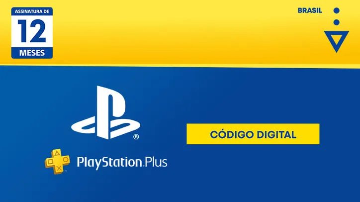 PlayStation Plus 12 meses pela Nuuvem R$83,20 com o cupom do paypal