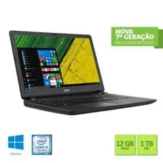 Notebook Acer ES1-572-5959 Intel Core i5 12GB RAM 1TB HD 15.6 Windows10 - R$ 2589