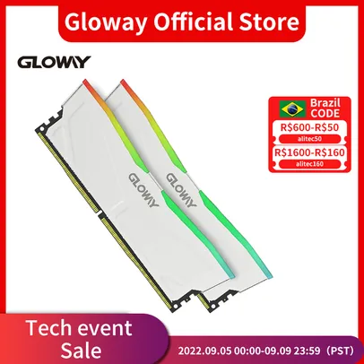 Gloway Memoria RAM DDR4 3200mhz RGB (8GBX2) (16GB)