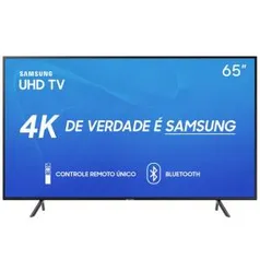 Smart TV LED 65'' UHD 4K Samsung 65RU7100 | R$3.320'