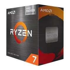 Processador amd Ryzen 7 5700G, 8-Core, 16-Threads, 3.8GHz (4.6GHz Turbo), Cache 20MB, AM4