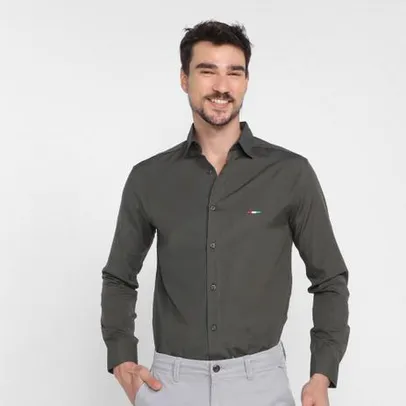 Camisa Social Manga Longa Milano Masculina