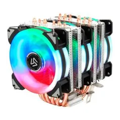 COOLER PARA PROCESSADOR ALSEYE DR90 6 Heat Pipes , RGB PWM 3X90MM | R$174