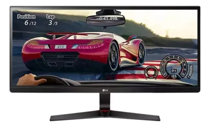 [ CC  SANTANDER R$ 899 ] Monitor 29'' Full Hd Ips 29um69g-b Pro Gamer Ultrawide LG Cor Preto 110V/220V