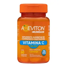 Vitamina C aceviton imunidade 60 comprimido mastigaveis