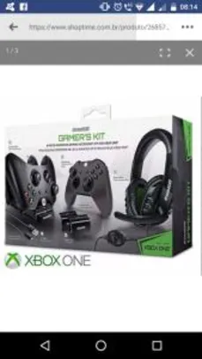 Kit Gamer Dreamgear Xbox One Original Completo Com Headset por R$ 208