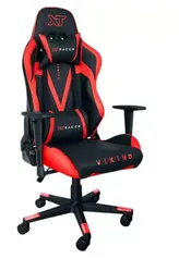 Cadeira Gamer XT Racer Reclinável Giratória Preta e Vermelha Viking Series XTR-013
