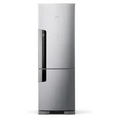 Geladeira Consul Frost Free Duplex 397 litros Evox com freezer embaixo - CRE44AK - 110V