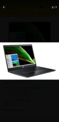 Notebook Acer Aspire 3 A315-23g-r759 Ryzen 7 8gb 256ssd Placa de vídeo dedicada - R$3600