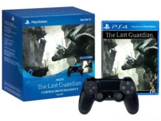 Pacote Dualshock 4 e Jogo The Last Guardian - Sony R$202,202