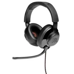 Headset Gamer JBL Quantum 200, Drivers 50mm, Preto | R$243