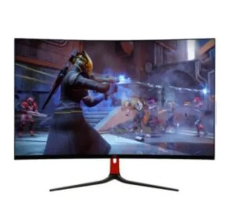 Monitor Gamer HQ Curvo 27 Pol, 165Hz, 1ms, Freesync, HDMI, Display Port | R$1.391