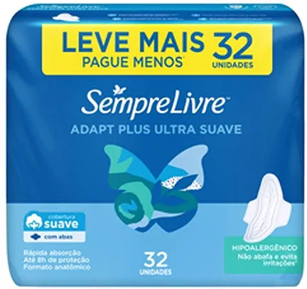 Ganhe R$ 15 OFF acima de R$ 50 em uma Seleção de Absorventes