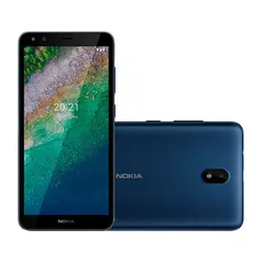 Smartphone Nokia C01 Plus, 4G, 32GB, 5MP, Tela 5,4'', Azul - NK040