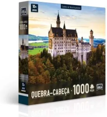 Puzzle Quebra Cabeça Castelo Neuschwanstein P1000 Toyster | R$ 35