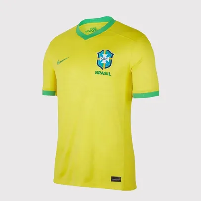 [APP/PRIMEIRACOMPRA] Camisa Nike Brasil I 2023/24 Torcedor Pro