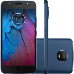 Smartphone Motorola Moto G 5s Dual Chip Android 7.1.1 Nougat Tela 5.2" Snapdragon 430 32GB 4G Câmera 16MP - Azul Safira - R$884