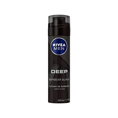 [REC] NIVEA MEN Espuma de Barbear Deep 200ml - Com carvão ativado