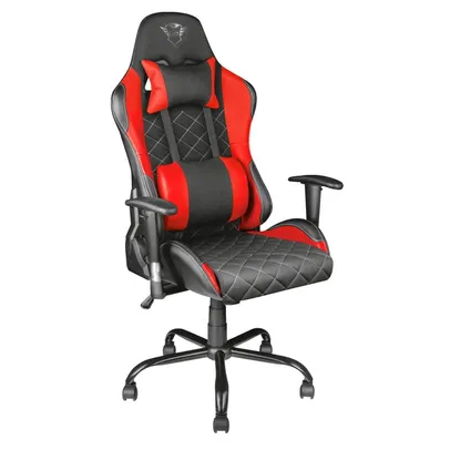 Cadeira Gamer Trust GXT707 Resto, Encosto e Braços Reguláveis, com Almofadas, Vermelho - 22692