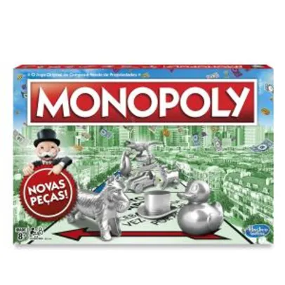 Jogo Hasbro Gaming Monopoly - C1009 Hasbro Gaming Verde/vermelho | R$59