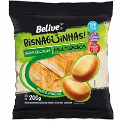 [ PRIME ] Bisnaguinhas Sem Glúten Sem Leite 9 Vitaminas e Minerais Belive 200g