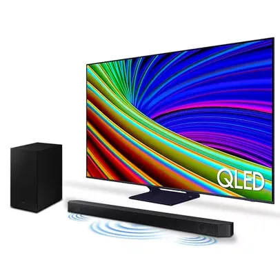 Combo Samsung Smart TV 65 QLED 4K Q65C + Soundbar Samsung HW-Q800C