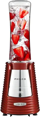 [REEMBALADO] Blender Philco Fit Retrô Vermelho com 2 copos de 600ml 220V - 300 | R$85