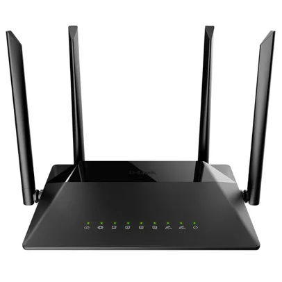 Roteador D-Link Gigabit-Ethernet AC 1200Mbps, Dual Band, 4 Antenas - DIR-842