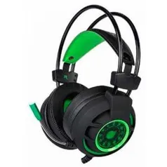 Headset Gamer DAZZ Diamond 7.1 HG9012 Preto/Verde R$ 180