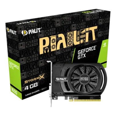 Placa de Vídeo Palit StormX GeForce GTX 1650, 4GB GDDR5, 128Bits, NE51650006G1-1170F