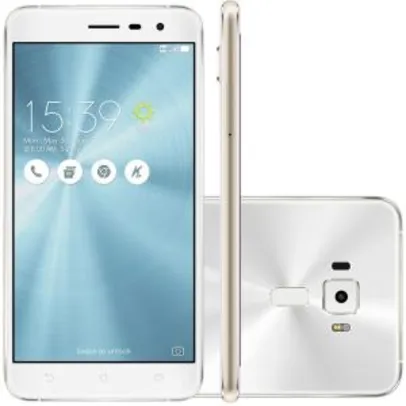 Smartphone Asus Zenfone 3, 64GB, 16MP, Tela 5.5´, Branco - ZE552KL-1B038BR por R$ 950
