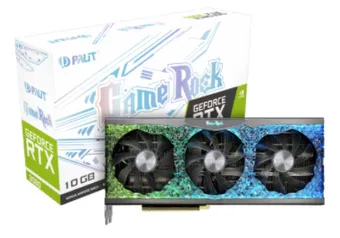 Placa de Vídeo Palit NVIDIA GeForce RTX 3080 GameRock, LHR, 10GB, GDDR6X, DLSS, Ray Tracing, NED3080U19IA-1020G