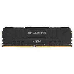 Memória Crucial Ballistix 8GB DDR4 3000 Mhz, CL15, Preto - BL8G30C15U4B | R$240