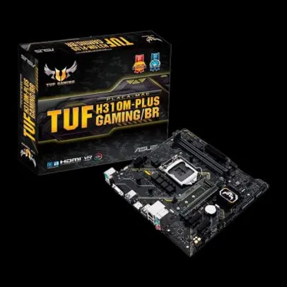 Placa Mãe Asus TUF H310M-Plus Gaming DDR4 LGA 1151 RGB - TUFH310MPLUSGAMING