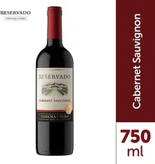 Vinho Tinto ''CONCHA Y TORO'' Cabernet Sauvignon 750ml Reservado 2019