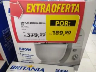 [Loja Física/RJ] Batedeira Planetária Britânia 500W R$190