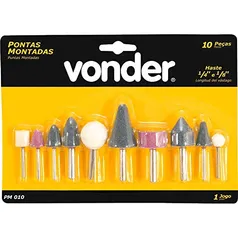 Jogo de Pontas Montadas com 10 Peças PMV 010, Vonder VDO2765