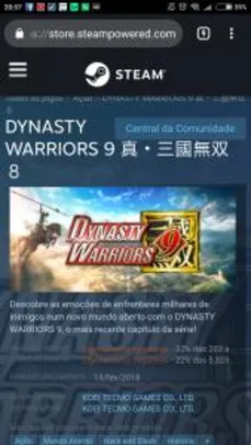 Dynasty Warriors 9 (PC) - de graça!
