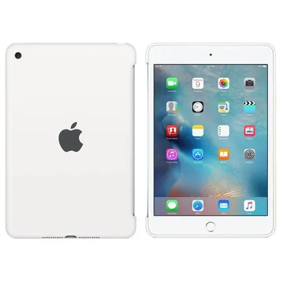 Foto do produto Case De Silicone Para iPad Mini 4, Branco, Apple - MKLL2BZ/A