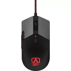 Mouse Gamer Aoc Agon AGM700 16.000 DPI RGB Customizável 8 Botões Macro Manager com Ajuste de Peso