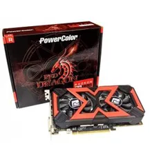 Placa de Vídeo PowerColor, Radeon, RX 550 Red Dragon, 4GB, GDDR5, 128Bit | R$747