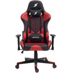 Cadeira Gamer SuperFrame Godzilla, Reclinável, Preto e Vermelho