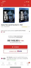 Game The Last Of Us Part II - PS4 - R$149