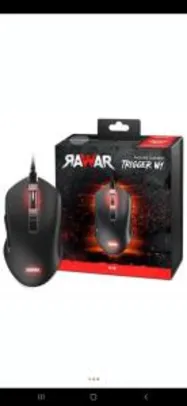 Mouse Gamer Rawar Trigger W1, RGB, 7 Botões, 6000DPI - RW170003N | R$ 60
