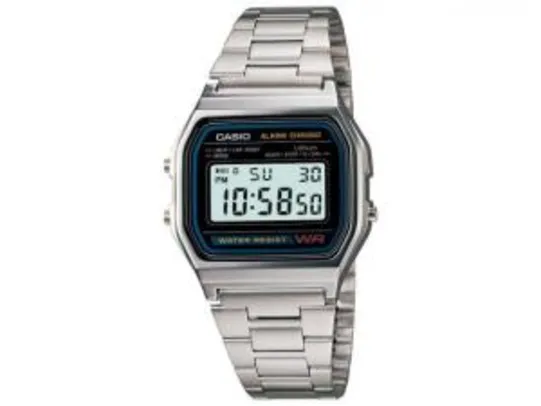 [Clube da Lu/APP]Relógio Unissex Casio Digital Resistente à Água R$ 119