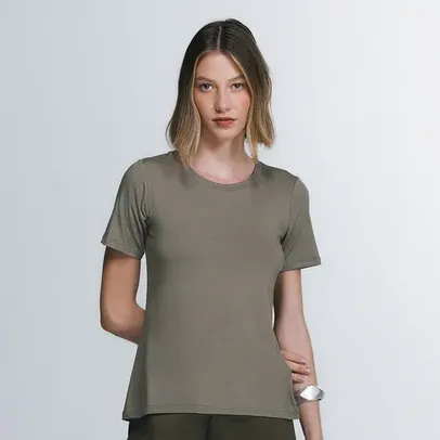 Camiseta Daily T-Shirt Feminina - Cor: Dry Leaf - Tamanho G