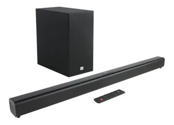 Soundbar Jbl Cinema Sb160 220w 2.1 Com Bluetooth, Usb E Hdmi