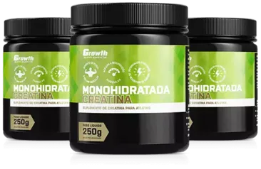 CREATINA MONOHIDRATADA 250G - GROWTH SUPPLEMENTS