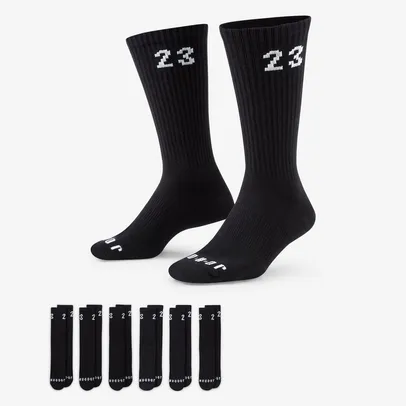 Meia Jordan Essentials (6 Pares) Masculina