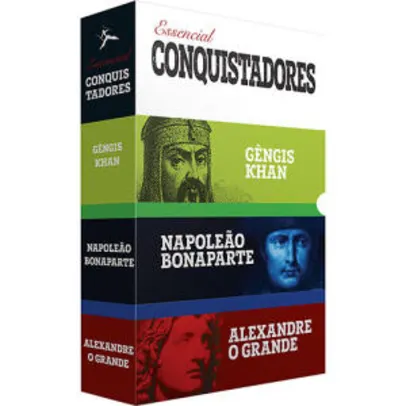 Box 3 Livros - O Essencial Conquistadores (3 Volumes) Exclusivo | R$19